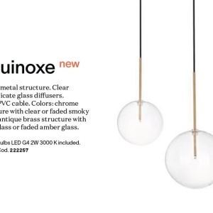 Lustra cu 12 surse de lumina EQUINOXE SP12 crom/ faded smoky 164534 universul-luminii.ro