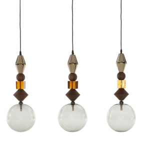 Lustra cu 3 pendule deosebite design LUX Pandora 73364 universul-luminii.ro