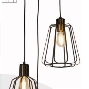Lustra cu 3 pendule design industrial X Senator 222894 universul-luminii.ro