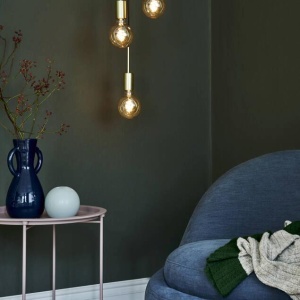 Lustra cu 3 pendule design modern PACO alama 2112063035 NL 197134 universul-luminii.ro