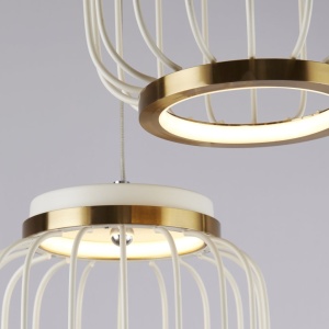 Lustra cu 3 pendule LED design ambiental Belle 148004 universul-luminii.ro
