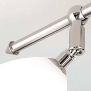 Lustra cu 3 spoturi design modern OPALDESIGN, satin 241294 universul-luminii.ro