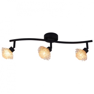 Lustra cu 3 spoturi din sticla in stilul florentin Flower 1151414 NV