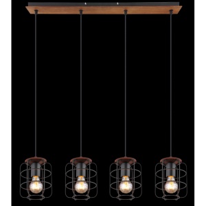Lustra cu 4 Pendule minimaliste stil industrial Willa 203174 universul-luminii.ro