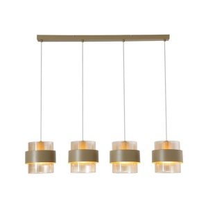 Lustra cu 4 pendule stil scandinav Royal chihlimbar 624574 universul-luminii.ro