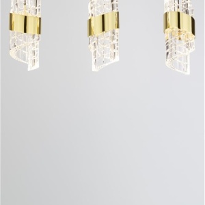 Lustra cu 5 pendule LED design modern Seneca 228384 universul-luminii.ro