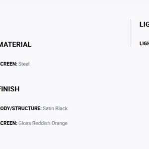 Lustra cu 7 pendule metal TATAWIN S orange - Img 3