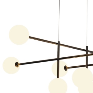Lustra design Art Deco cu 11 surse de lumina CELLAR 130614 universul-luminii.ro