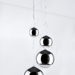Lustra design modern Silver Ball 4 60774 universul-luminii.ro