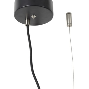 Lustra design nordic Marseille black, 48,5cm 192694 universul-luminii.ro