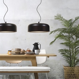 Lustra design nordic Marseille black, 48,5cm 88204 universul-luminii.ro