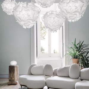 Lustra design unicat realizat manual Veli Frunze M, 45cm 214594 universul-luminii.ro