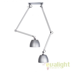 Lustra directionabila design modern ZYTA 2 S ALU aluminiu 69834 universul-luminii.ro