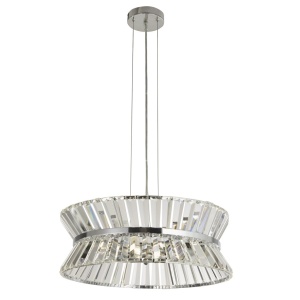 Lustra eleganta cu cristal ideala pentru sufragerie sau bucatarie Uptown 7Lt