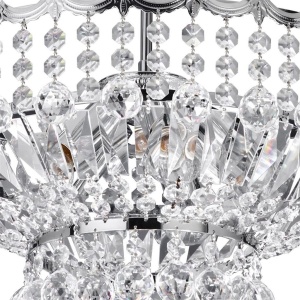 Lustra eleganta design LUX Versailles 5L crom 112604 universul-luminii.ro