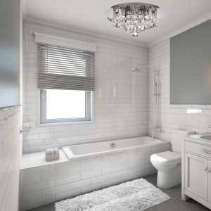 Lustra eleganta design modern Hanna crom 4L 3404-4CC SRT 73844 universul-luminii.ro