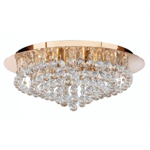 Lustra eleganta design modern Hanna gold 8L 3408-8GO SRT