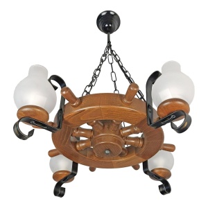 Lustra in stil marinaresc fabricata manual din lemn Timona WOOD-TI-SP4 231664 universul-luminii.ro