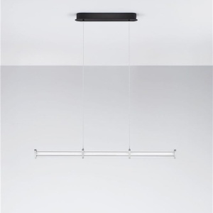 Lustra LED 2700K suspendata design liniar PHEME nickel satinat - Img 3