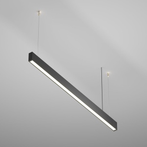 Lustra LED ajustabila design liniar tehnic BASIS negru