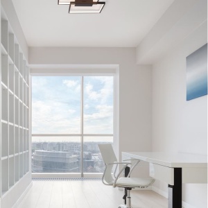 Lustra LED aplicata design modern geometric ENIGMA 30W NVL-9364033 - Img 2
