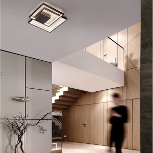 Lustra LED aplicata design modern geometric ENIGMA 30W NVL-9364035 - Img 2