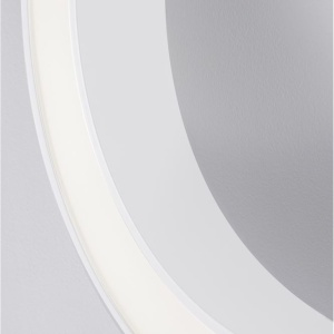 Lustra LED aplicata design modern OPAL 50W alba - Img 5