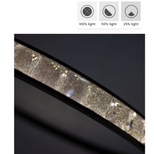 Lustra LED casa scarii design circular AZALEA 3-STEP DIMM - Img 3