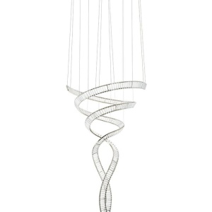 Lustra LED casa scarii design deosebit CHARMES 2B crom - Img 2