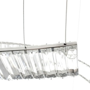 Lustra LED casa scarii design deosebit CHARMES 2B crom - Img 10