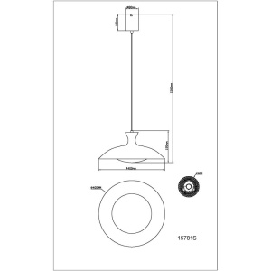Lustra LED CCT modern ROCHA 40cm - Img 5