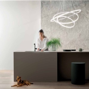 Lustra LED circulara cu 3 inele 100/80/60cm ERIKA 146664 universul-luminii.ro