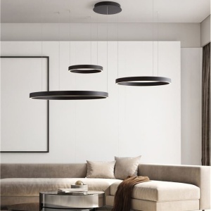 Lustra LED circulara cu 3 inele 80/60/40cm ELOWEN 228464 universul-luminii.ro