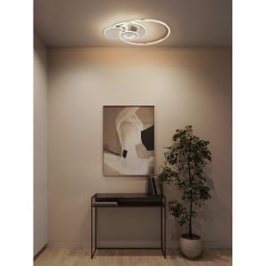 Lustra LED cu telecomanda design circular BELTRAN - Img 2