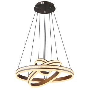 Lustra LED cu telecomanda design modern Grouni 60cm 135574 universul-luminii.ro