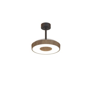 Lustra LED cu ventilator si telecomanda COIN S nuc/negru - Img 3