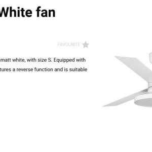 Lustra LED cu Ventilator tavan si telecomanda CRUISER TAK S alb 3000K - Img 2