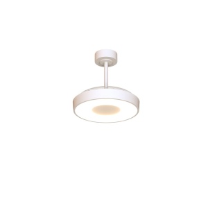 Lustra LED cu Ventilator tavan smart sistem TUYA si telecomanda COIN alb - Img 3