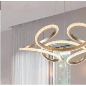 Lustra LED decorativa Doodle Champagne 562264 universul-luminii.ro