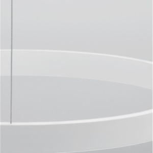 Lustra LED design circular cu iluminat sus si jos ELOWEN alb, diametru 60cm 121774 universul-luminii.ro
