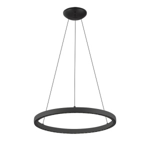 Lustra LED design circular, Diametru 62,8cm, RIUMAR negru, MA-8673