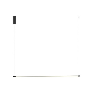Lustra LED design liniar Meru negru