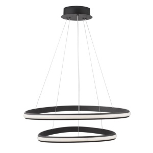 Lustra LED design modern circular ajustabil ARIES negru NVL-9357063 - Img 2
