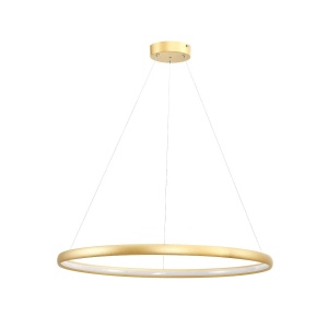 Lustra LED design modern circular CARLO auriu, diametru 80cm - Img 2