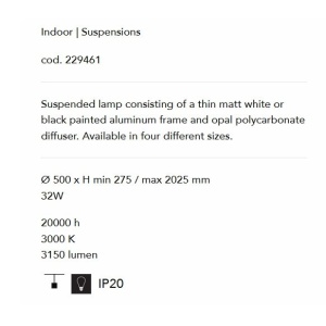 Lustra LED design modern ORACLE SLIM SP D050 ROUND 3000K ON-OFF WH 82284 universul-luminii.ro