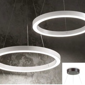 Lustra LED design modern ORACLE SP D70 NERO 82274 universul-luminii.ro