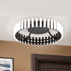 Lustra LED dimabila aplicata design modern circular MANSION 43cm - Img 1