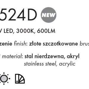 Lustra LED dimabila design modern Organic aurie 161184 universul-luminii.ro