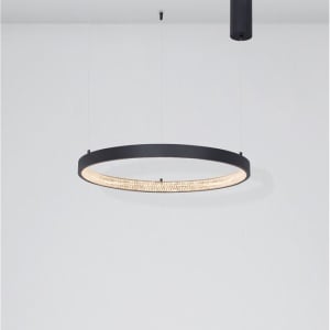 Lustra LED dimabila, design modern PRESTON, 60cm negru NVL-9865160 42584 universul-luminii.ro
