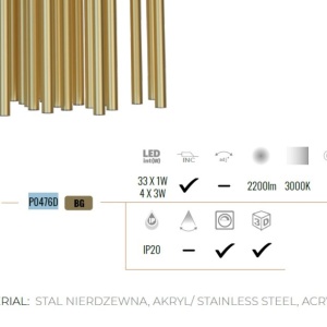 Lustra LED dimabila design Premium Class Quality ORGANIC 45844 universul-luminii.ro
